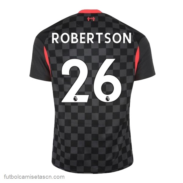 Camiseta Liverpool NO.26 Robertson 3ª 2020/21 Negro